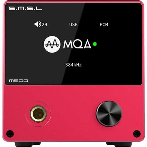 SMSL M500 Headphone Amplifier & Dac Audio Decoder Supports MQA XMOS XU-216 ES9038PRO Supports DoP&Native DSD Audio Converter