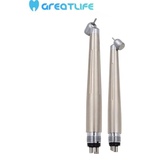 Dental 45 Degree Surgical Led High Speed Handpiece Dental Handpiece High Speed 2 Hole 4 Hole