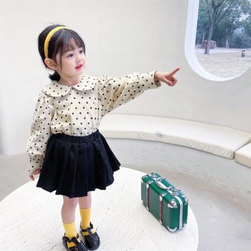 Cozy Children Clothes Spring Summer Girls Cotton Blouses Shirts Kids Teenagers Costume Ruffle Princess Birthday Party High Quali
