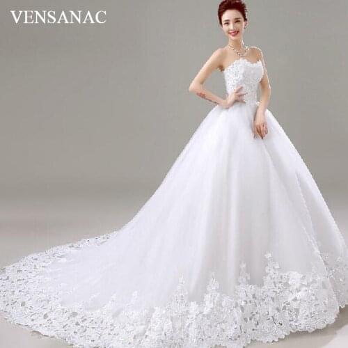 VENSANAC Wedding Dresses With A Train