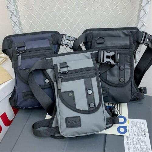 Waterproof Nylon Drop Leg Bag For Men Thigh Hip Bum Beltleg Fanny Pack Waist Travel Riding Motorcycle Male Fishing Tackle Bag