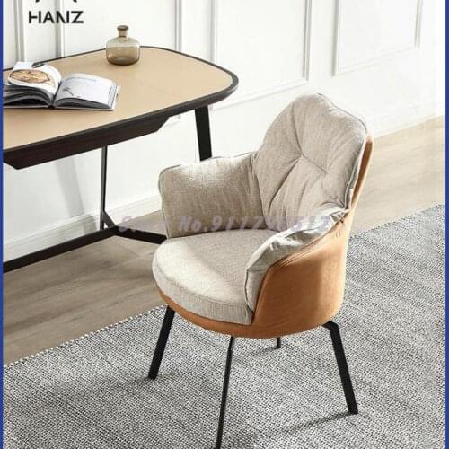 Hanzhe Rotating Computer Chair Study Office Chair Student Desk Chair Back Chair Home Leisure Chair Bedroom Makeup Chair