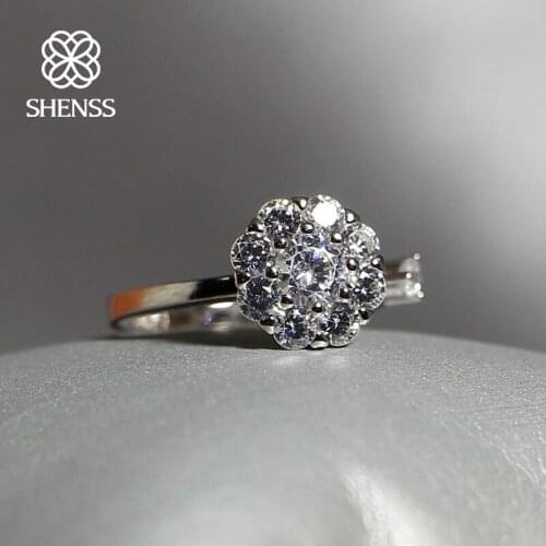 Elegant Quality 925 Rings Adjustable Vintage Individual Rotating Zircon Ring 925 Sterling Silver Ring for Women