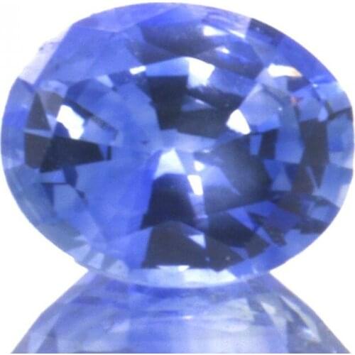 0,84ct. Blue Sapphire Oval Cut