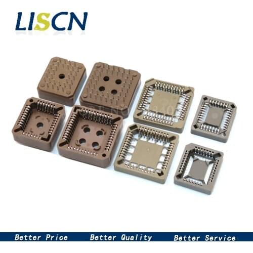 10PCS PLCC IC socket PLCC32 PLCC44 SMD DIP 32/44 Pin PLCC Socket adapter