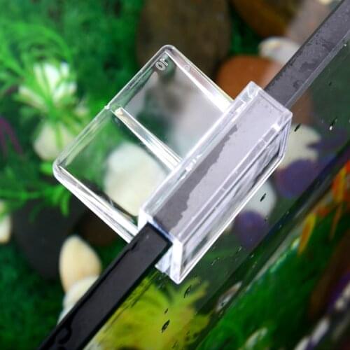 4Pcs/lot Fish Aquatic Pet Parts Aquarium Fish Tank Acrylic Clips Glass Cover 6/8/10/12mm Support Holder