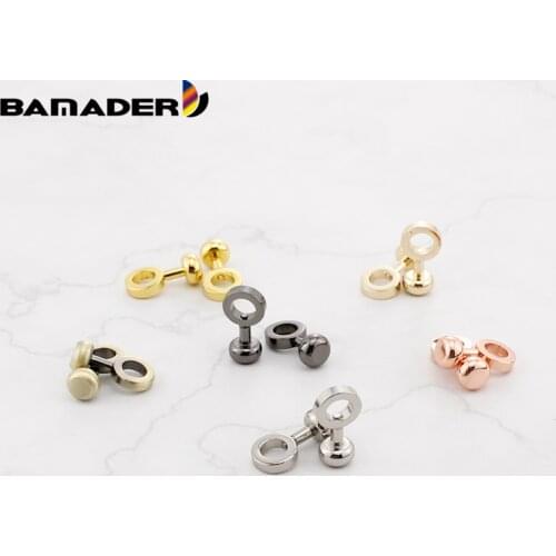 BAMADER With O Ring Zipper Gap Interspersed link Bag Strap Buckle Reform Bag Add Chain Stealth Buckle Bag Chain linker Monk Head