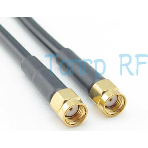 Freeshipping! RF Pigtail jumper coaxial cable RG58 RP-SMA male plug to RP-SMA male plug 200CM 6FEET Wholesale