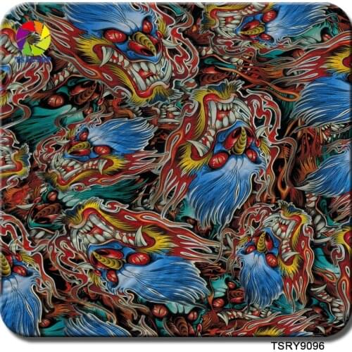 Free shipping Size 0.5m x 2m/10m TSAUTOP hydro graphic water transfer printing film for hydrographic WDF9096