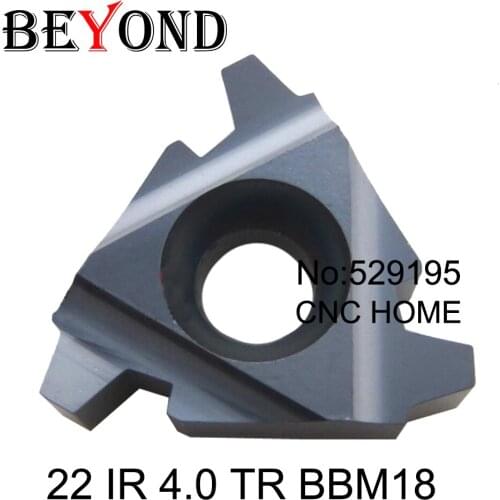 BEYOND 22 IR 4/5/6 TR 4.0/5.0/6.0 BBM18 BYM11 Tungsten Carbide Threading Lathe Inserts Trapen for turning tool SNR SNR0020 steel
