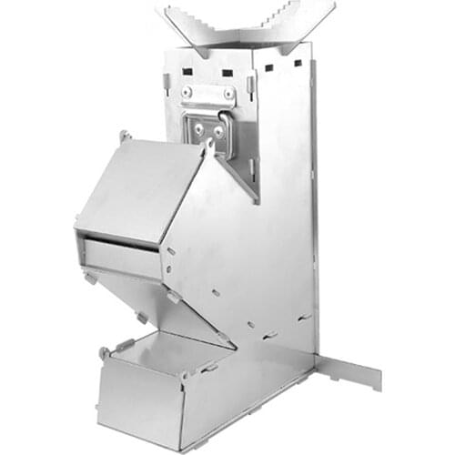 Wood Stove Lightweight Folding Wood Stove Collapsible Wood Burning Stainless Steel Rocket Stove Picnic Cooking Furnace Fashion