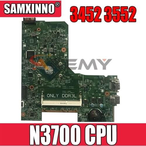 For DELL Inspiron 3452 3552 CN-0JX7F0 0JX7F0 Pentium N3700 Notebook Mainboard 14279-1 PWB:896X3 SR29E DDR3 Laptop motherboard