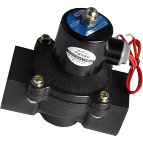 Electric Solenoid Valve For Water Air Oil Fuels Normally Closed 1-1/4'' 220V