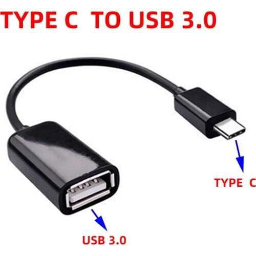 Type-C OTG Adapter Cable for Samsung S10 S10+ Xiaomi Mi 9 Android MacBook Mouse Gamepad Tablet PC Type C OTG USB Cable