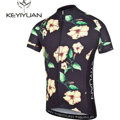 Keyiyuan 2019 Cycling Jersey Pro Team Men Summer Breathable Bicycle Cycling Clothing Ropa Ciclismo Racing MTB Bike Jersey Shirt