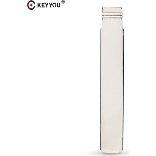 KEYYOU 10pcs 122# For Citroen Replacement Key Blade For Citroen C4L Flip Folding Remote Key Blank Uncut Blade NO.122 Key Blade