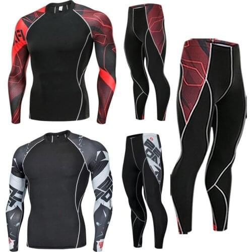 2019 Winter Warm Tops & Pants 2 Piece Male Clothing Set New Arrived Pullover Men Thermal Underwear Set Plus Size S-4XL