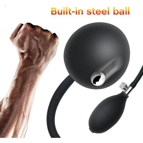 Inflatable Anal Plug Pump Expander Big Butt Plug Prostate Massage Anus Dilator Anal Dildo Buttplug Ass Sex Toys For Women Men