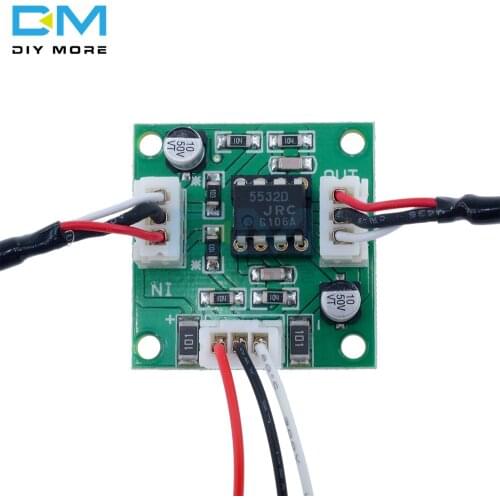 NE5532 45MA Multiple Amplifier Module OP-AMP HIFI Audio Preamplifier Dual Preamp Board For Bluetooth Pre-am Dual Power Supply