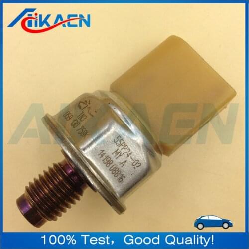 New Original Fuel Rail Pressure Sensor Drucksensor For A udi A4 A5 A6 C6 Q7 For Phaeton 3.0 059130758K, 55PP24-02