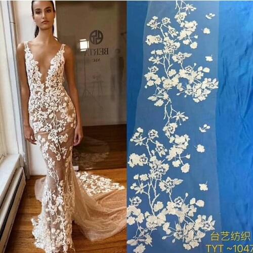 Wholesale New arrival African net mesh lace fabric African Tulle Lace fabric for party dre For Wedding dress fabric 10YARDS