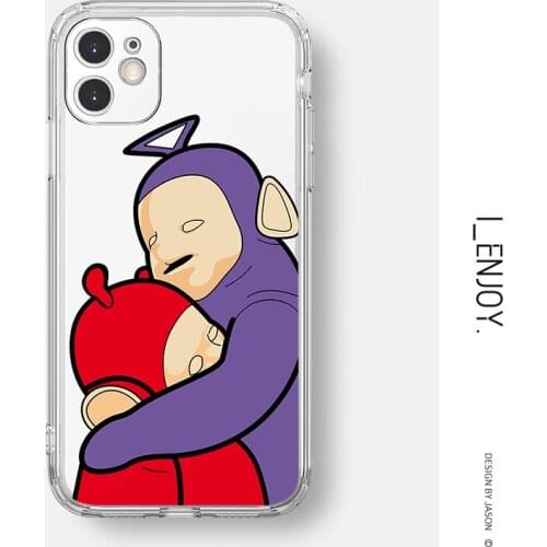 Official Original Transparent Soft Case for Apple iPhone 11 12 13 Pro MAX SE 2020 XR XS X 7 8 Plus Shockproof Cute Phone Cover