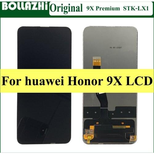 6.59‘’ Original For Huawei Honor 9X Global Premium LCD Display Touch Screen touch Digitizer Assembly STK-LX1 lcd