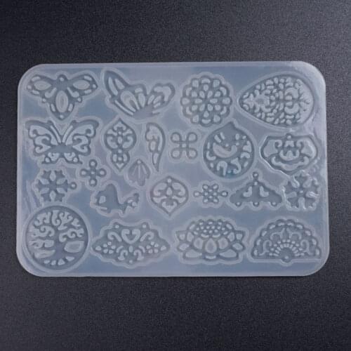 Transparent Hexagon Storage Box Silicone Mold DIY handmade Jewelry Tool Moulds UV Epoxy Resin Decorative Craft Wholesale