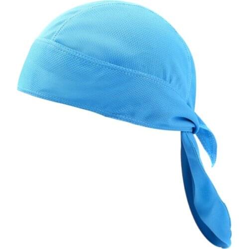 11 Color Bright Cycling Caps Breathable Quick Dry Moisture Wicking Sunshade Head Cover Headscarf Outdoor Bike Bicycle Sportswear
