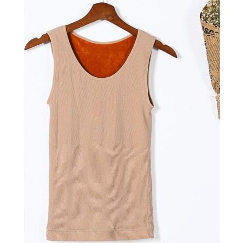 2018 Autumn And Winter Flannel Thickening Double Warm Vest Female Round Collar High Quality Women Sexy Top Women