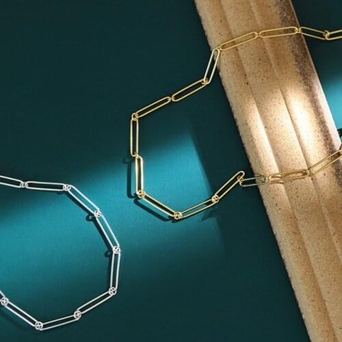 Silvology 925 Sterling Silver Circle Splice Choker Square Minimalist Elegant Short Necklace for Women 2020 Festival Jewelry Gift