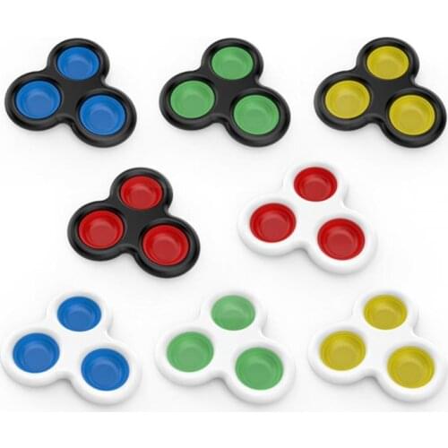 1pc Colorful Mini Finger Press Bubble Music To Vent Squeeze Soft Silicone Toy Simple Decompression Toy For Kids Or Adults Gift