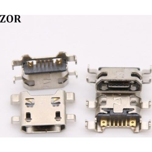 100pcs micro mini usb jack socket Charging port Connector 7pin for LG D335 L Bello Dual H500 Magna Y90 H502 Magna Y90 H960A
