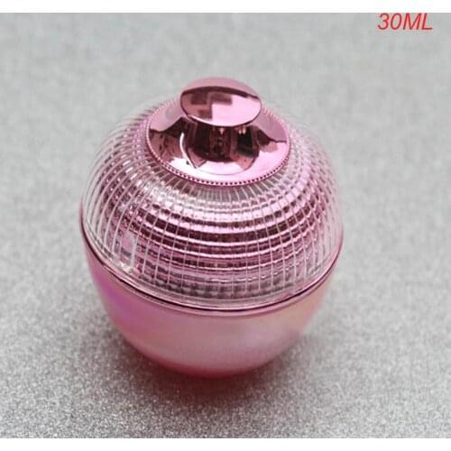 30ml pink apple shape acrylic jar plastic jar cream jar for eye cream gel moisturizer essence cosmetic packing