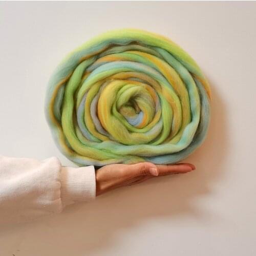 50g Merino Mixed Wool Felting Wool Roving Blended Wool Felt Wool for Needle and Wet Felting Supplies Wool Felting Kit (No.03)