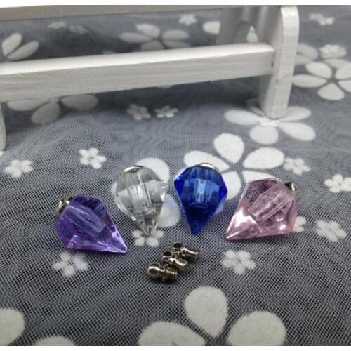 50pcs/lot screw cap vial pendant Miniature Perfume bottle Essential oil diy pendant name or rice art necklace jewelry party gift