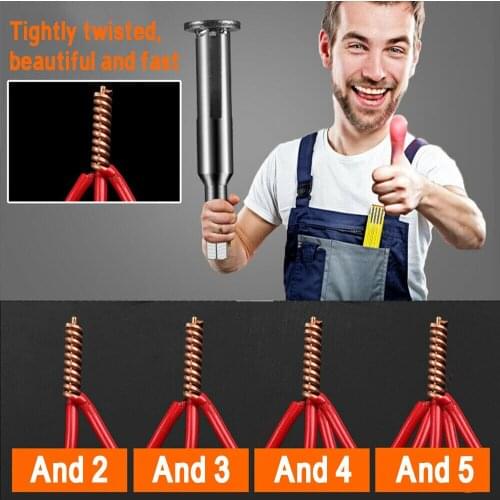 Automatic Stripping And Doubling Wire Connector Universal Cable Connector Tool Wire Divider Automatic Flaking Free Electrician