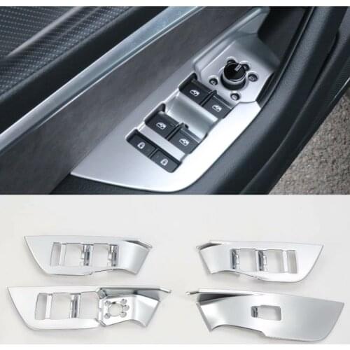 Car accessories Left hand driving For Audi A6 C8 2019 high equipped interior Car-styling cover trim window lift button switch