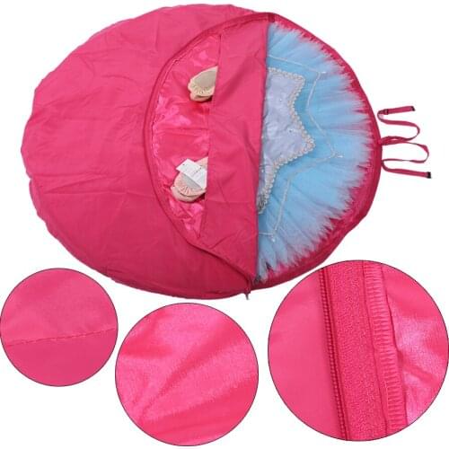 Free shipping Adult Women Rose Pink Ballet Dance Tutu Bag Girls Dancing Diameter 110CM Accessories Bags AS8630