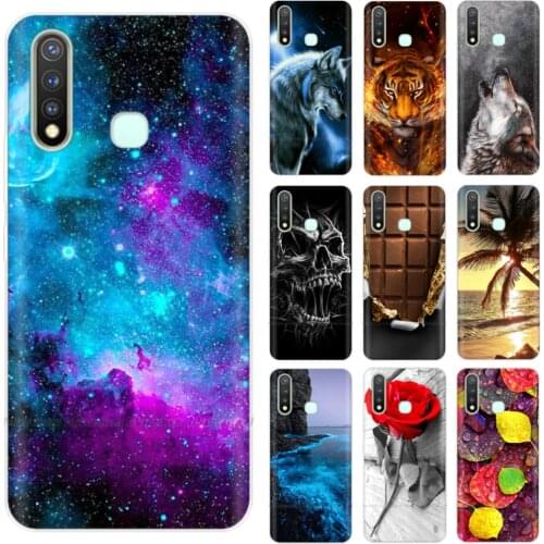 Case for Vivo Y19 Case Silicon 6.53" Phone Back Cover Phone Cases for VIVO Y19 1915 U3 VIVOY19 Y 19 Funds Etui Bumper Coque