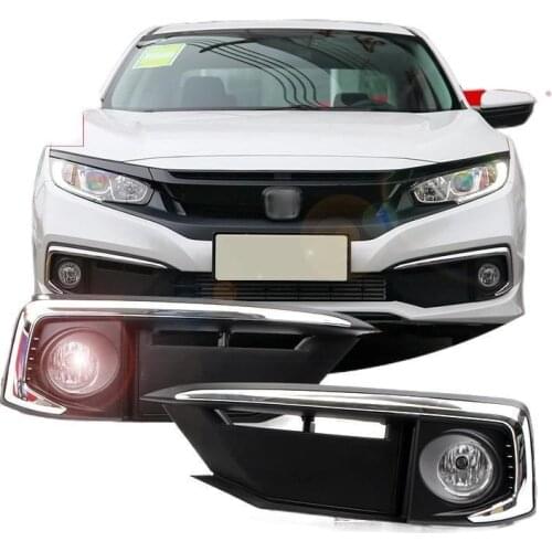 For Honda Civic front fog lamp assembly 2019 2020 Civic daytime running light front bumper light
