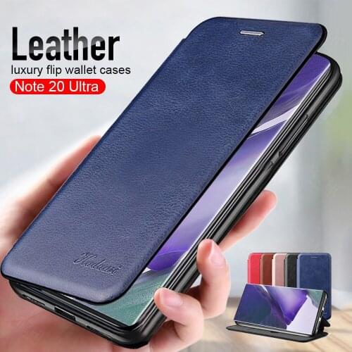Note20 Ultra Case Leather Flip Magnetic Case For Samsung Galaxy Note 20 ultra 20ultra note20ultra wallet stand book phone cover