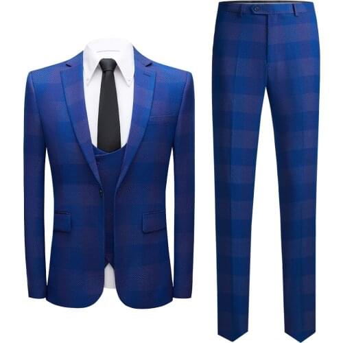 Jackets+Vest+Pants) 2021 Men Vintage Winter Formal Wedding Suits For Men Mens Classic Suit 3 Pieces Men Suit business Blazers