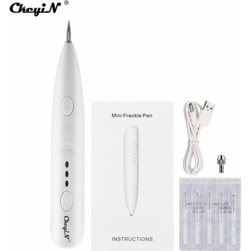 CkeyiN Dot mole pen Laser Plasma Mole Removal Dark Spot Remover Skin Care Point Pen Skin Freckle Wart Removal Tool Beauty Care