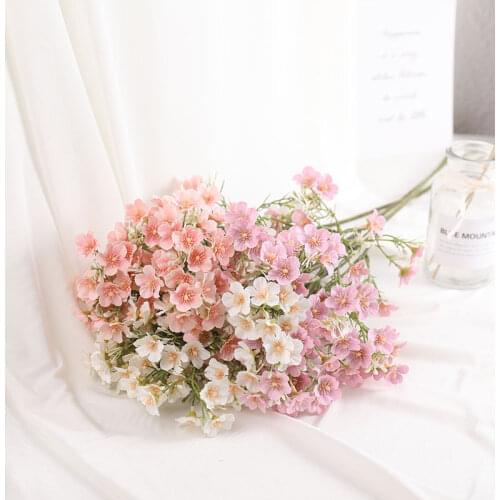 Soft Glue Feel Small and Fresh All Over Star Imitation Flower Artificial Flowers Plastic Flower Home Decoration Wedding