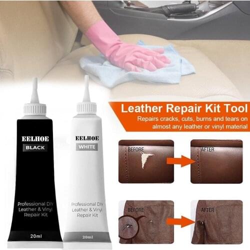 New Leather Repair Cream Kit Auto Complementary Color Restore Paste Car Seat Sofa Scratch Cracks Rips Polish Paint Coating Renew