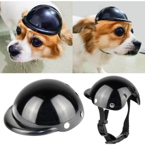 New Style Fashion Creative Pet Dog Cat Motorcycle Safety Helmet Protective Hat Ridding Cap Headwear Dogs Decor Supplies