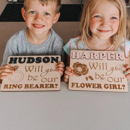 Personalized any name will you be our ring bearer proposal Ask puzzles Ring Bearer gift flower girl ring bearer puzzles security