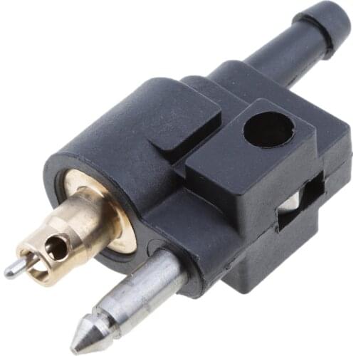 1/4" Fuel Line Connector Joint For Yamaha Outboard 6mm Male Mount Engine