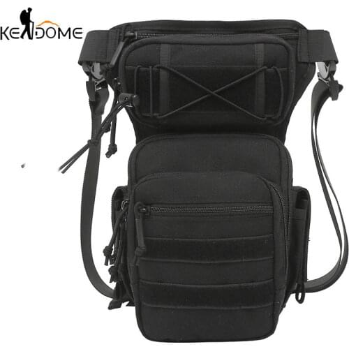 Military Ride Leg Bag Waist Fanny Weapons Tactics Pack For Men Waterproof Drop Utility Thigh Pouch Multi-Purpose Hip Belt X630D